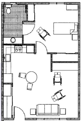 Courtyard Apartments Floorplan