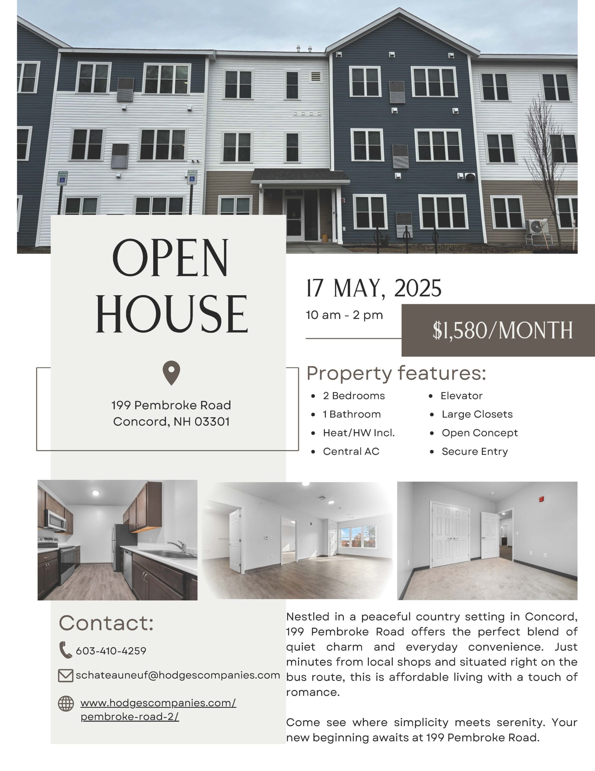 199 Open House Flyer